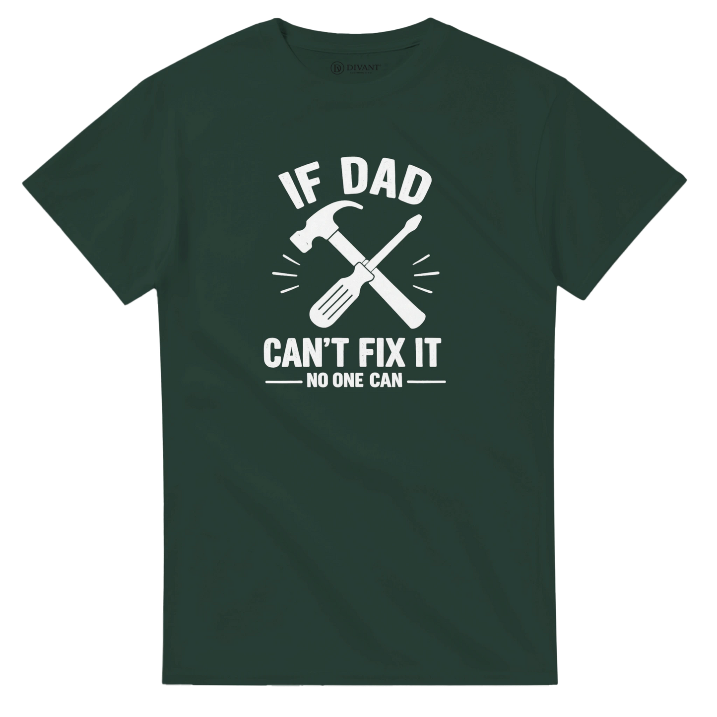 If Dad Can't Fix It No One Can - Men's Father's Day Cotton T-Shirt